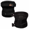 Ergodyne ProFlex 230 Soft Cap Knee Pads, Buckle Closure, Black view 1