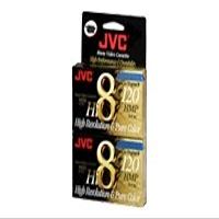 Jvc P6120HMPJH2 Hi 8 Metal Particle Video Tape (120 Min, 2Pk)