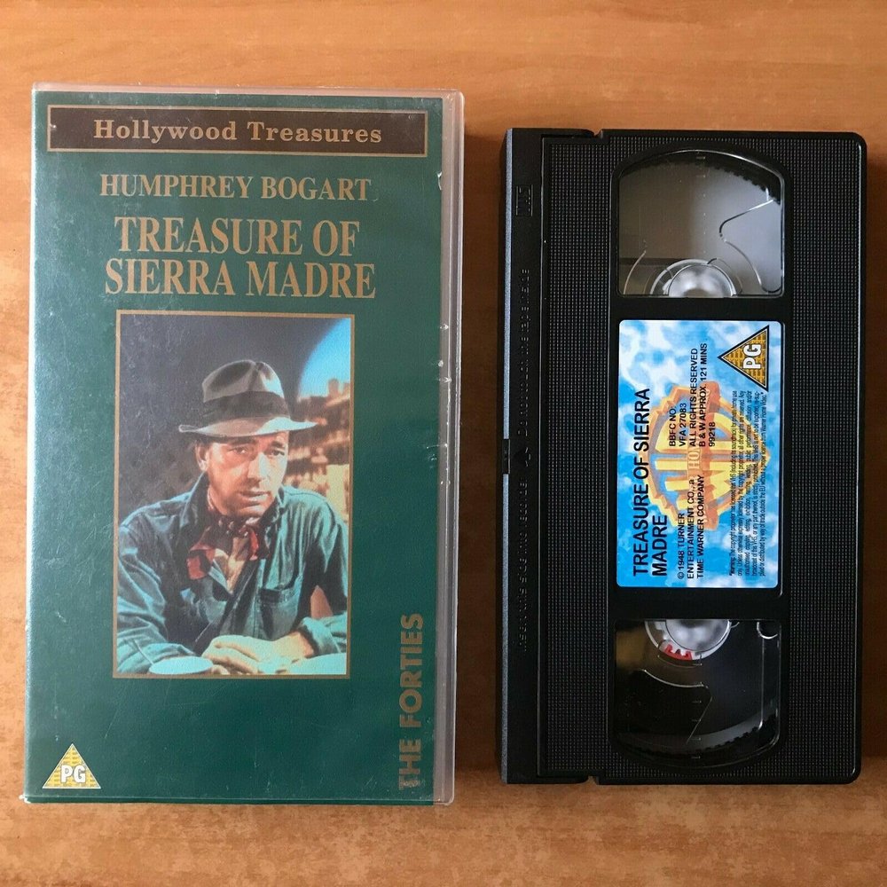 Treasure Of Sierra Madre (1948); [Hollywood Treasure] Humprey Bogart - Pal VHS