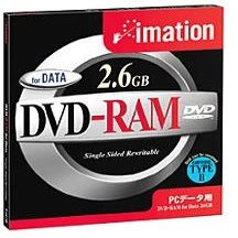 dvram 2.6 Small DVD Ram 2.6 GB Type2 Cartridge (Disc Remove)