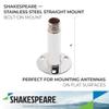 Shakespeare 4365 Marine Straight Mount, Beige, 4 inch view 2
