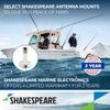 Shakespeare 4365 Marine Straight Mount, Beige, 4 inch view 4