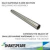 Shakespeare 4700-1 1' Heavy-Duty Stainless Steel Extension Mast view 3