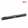 TRENDnet 16-Port Cat6 Unshielded Patch Panel,Rackmount, 1U 19", Cat3,Cat4,Cat5,Cat5e,Cat6 Compatible, 250Mhz Connection, Ideal for Copper Gigabit Ethernet Connections, Black, TC-P16C6 view 3