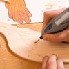 Dremel 118 Rotary Tool Accessory Carving Bit- Perfect for Wood, Plastic, Linoleum, and Soft Metals, Gray, 1/8 in view 3