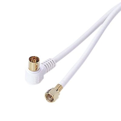 roasu noizukattoantenake-buru 4cfl (L Type Plug to F Type Plug) White Zac  FL * * w