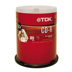 50PK CDR Media Printablethermal 48X Silver Matte Cakebox 80