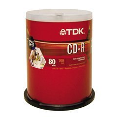 50PK CDR Media Printablethermal 48X Silver Matte Cakebox 80