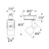 WAC Lighting, HT-007 Low Voltage Track Head 50W in Black for L Track view 3