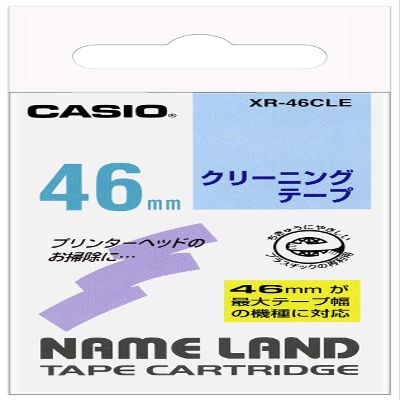 Casio Name Land XR-46CLE Cleaning Tape, 1.8 inches (46 mm)