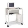 Bretford EC2741FF-BK 41" Adjustable Height Computer Cart Electrical view 1