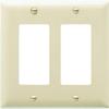Legrand - PASS & SEYMOUR TP262ICC30 Ivory 2G Decor Wall Plate view 1