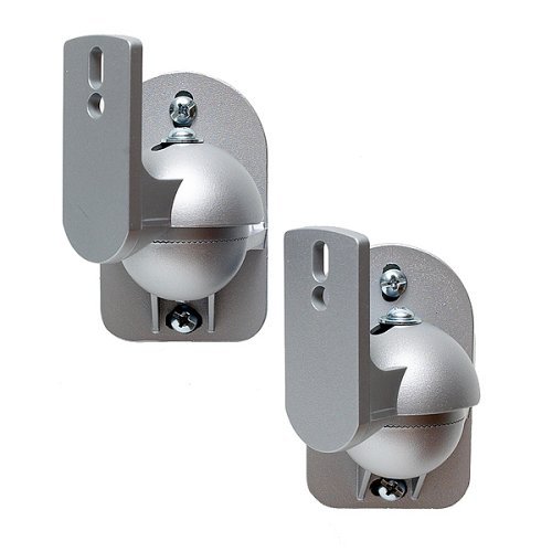 Obital Surround Sound Speaker Wall Mounts (41241 - Silver)