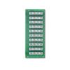 Leviton 1x9 Bridged Telephone Board, 47603-110, Green view 1