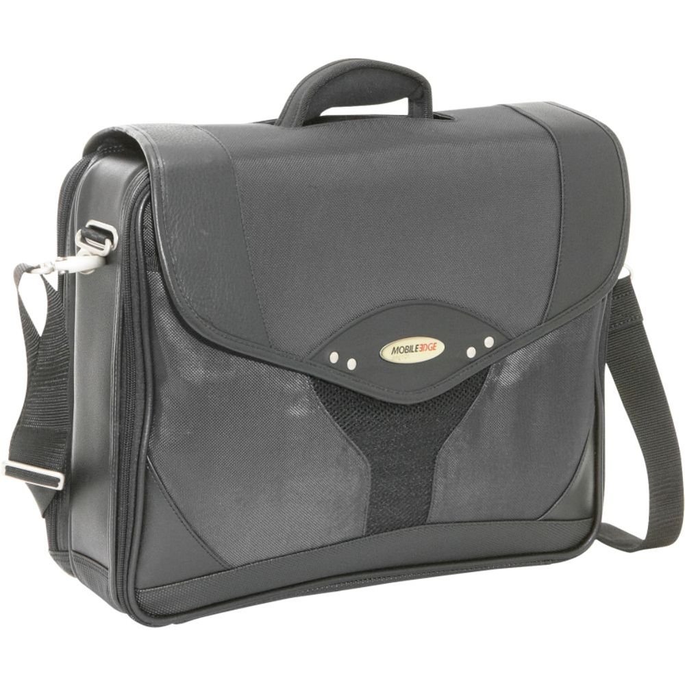 Mobile Edge Premium Computer Briefcase- 15.6-Inch PC/17-Inch Mac (Charcoal/Black)