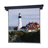 106IN Diag Boardroom Electrol Motorized Ceiling Matte Wht 52X92IN