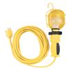Coleman Cable 5857 16/3 SJEOW Trouble Light with Metal Guard and Outlet, 25-Foot view 1