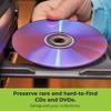 Aleratec Motorized DVD CD Disc Repair System - Playback Restoration and Cleaning Device for CDs and DVDs - Includes Repair Solution - Portable Cleaner for CD Player Discs with Read Errors view 4