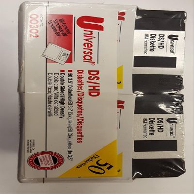 UNIVERSAL DISKDS/HD3.5"FRMT50PK (00302)
