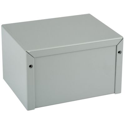 Gray Aluminum Utility Enclosure- 5.0" x 4.0" x 3.0"