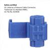 3M Electrical IDC 560B-POUCH, Blue, 1816 AWG(solid/stranded), 14 AWG (stranded), 100 per pouch view 4