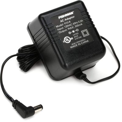 Fishman 910R Power Supply, 120VAC to 9VDC