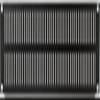 Vertical Slotted Econo Blank Vent Panel Panel Height: 3.5" H (2U space), Color: Black Powder Coat view 1