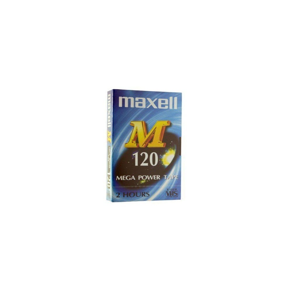Maxell M120 VHS Video Cassette