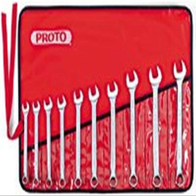 10 Piece Satin Metric Combination ASD Wrench Set 12 PT