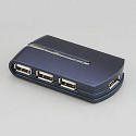 iBUFFALO Arvel USB 2.0 Compatible 4-Port Hub Self-Powered H426 Series H426BL