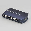 iBUFFALO Arvel USB 2.0 Compatible 4-Port Hub Self-Powered H426 Series H426BL