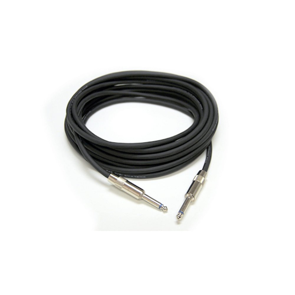 1/4" Male Phone to 1/4" Male Phone Speaker Cable (14 Gauge) - 25'