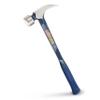 ESTWING BIG BLUE Framing Hammer - 25 oz Straight Rip Claw with Forged Steel Construction & Shock Reduction Grip - E3-25S view 1