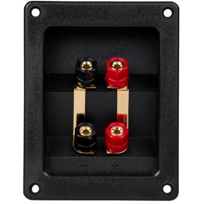 Parts Express Gold Plated Bi-Amp Speaker Wire Terminal Cup Binding Post Banana Jack