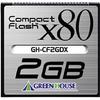 GH-CF2GDX 2GB 80X High Speed Compact Flash view 1