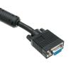 CableWholesale VGA Extension Cable SVGA Male to Female HD15 Male to HD15 Female Double Shielded Monitor Video Coaxial Cable with Ferrite core for PC Laptop Projector Video, Black, 3 feet view 2