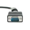 CableWholesale VGA Extension Cable SVGA Male to Female HD15 Male to HD15 Female Double Shielded Monitor Video Coaxial Cable with Ferrite core for PC Laptop Projector Video, Black, 3 feet view 4