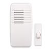 GLOBE SL-7366-02 Wireless Plug-In Door Chime Kit with Molded Plastic Cover, White view 1