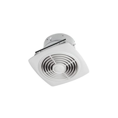 Broan-NuTone 505 Exhaust Fan, White Vertical Discharge Ceiling Ventilation Fan, 8.5 Sones, 200 CFM, 8"