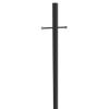 Design House Oakmont Outdoor Lamp Post, Weather-Resistant, Powder-Coated Steel, Easy Installation, Plastic Cross-Arm, Black, 3 In. D x 80 in. H, 501817 view 1