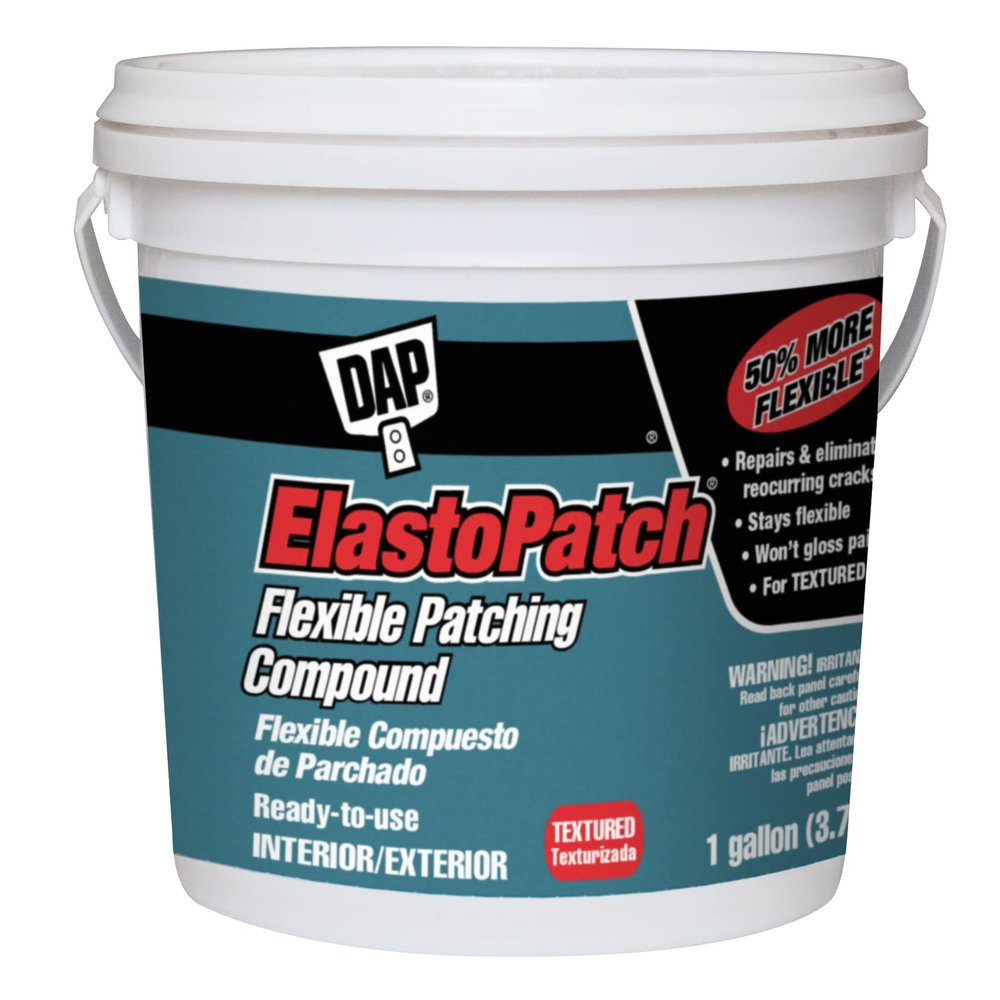 DAP ElastoPatch Textured Flexible Patching Compound, Off White, 1 Gal (7079812290)