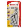 Fischer 49110 10 x 50 mm SX K Expansion Plug with Rim - Multi-Colour (10-Piece) view 1