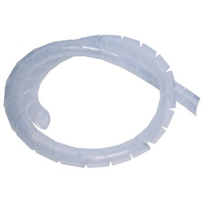 Pico 5119A Spiral Wrap 3/16" OD of Unexpanded Flexible Wiring Wrap in Natural Color Polyethylene - 100' per Package