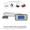 SABRENT USB to RS-232 DB9 Serial 9 pin Adapter Prolific PL2303 1-ft [SBT-USC1K] view 3