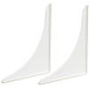 EZ-FLO 7 x 9 Inch White Bathroom Shower Splash Guard, Pack of 2, 15266 view 1
