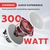 Pyle 8 Ceiling Mount Speakers (Pair)- 2-Way Stereo Speaker System with Easy Install Flush Design - Directable 1 Titanium Dome Tweeter - 55Hz Freq Response for Deep Bass - 300W Peak Power,(White) view 2