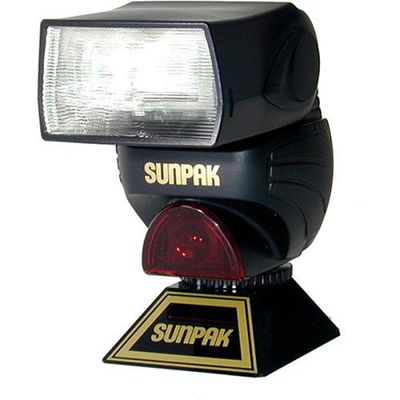 Sunpak PZ-040M Ultra-Compact Digital TTL Dedicated Flash for Minolta Digital and 35mm Cameras (Black)
