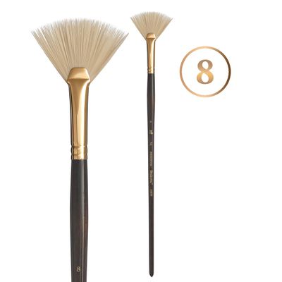Princeton Dakota Paintbrush, Size 8, Dark Brown
