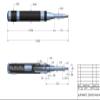 Starrett Automatic Center Punch with Hardened Steel Metal - 100mm Length, 11mm Punch Diameter Tapered - 18AA view 3