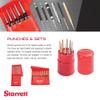 Starrett Automatic Center Punch with Hardened Steel Metal - 100mm Length, 11mm Punch Diameter Tapered - 18AA view 4